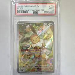 PSA 9 Eevee 173 SVP Sv: Scarlet & Violet Promo Cards English Holo 2025 - Image 1