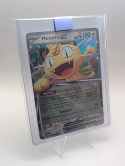 Meowth ex - 62/88 Double Rare English Perfect Order Pokemon Card NM - Image 3