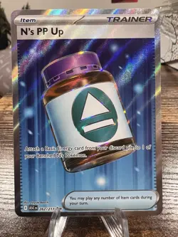 Pokemon TCG N's PP Up 262/217 Full Art Trainer Card - Ascended Heroes - NM/M - Image 1