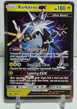 💫✨💫 POKEMON PROMO CARD - FULL ART - XURKITREE GX SM68 💫✨💫 - Image 1