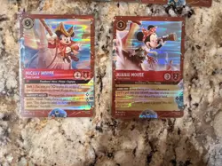 Disney Lorcana Cruise Full Set Of 5 Rare Promo Cards - Image 2