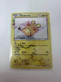 Dedenne Pokemon TCG Generations Radiant Collection Holo Card RC10/RC32 NM - Image 1