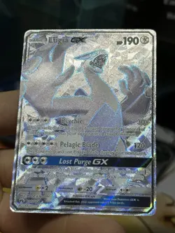 Lugia GX 207/214 Lost Thunder 2018 Full Art Holo Rare Pokemon Card TCG - Image 5