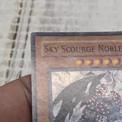 Yugioh Sky Scourge Norleras 1st Edition FOTB-EN022 Super Rare - Image 3