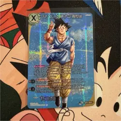 Bandai Dragon Ball Super Card Game Son Goku Forever in Our Memories BT11-093 R - Image 1