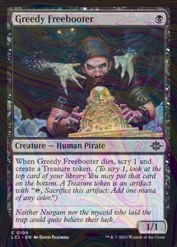 Foil Greedy Freebooter - lci - 109 | MTG Card - Image 1
