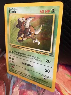 Pinsir Holo 9/64 Vintage WOTC Jungle Holo LP- Pokemon Card Rare 9/64 - Image 3