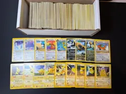 Huge Collection Bulk Lot of 600+ Pokemon Cards Mixed WOTC-XY Vintage HP-DAMAGED - Image 1