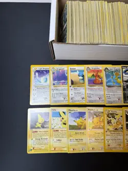Huge Collection Bulk Lot of 600+ Pokemon Cards Mixed WOTC-XY Vintage HP-DAMAGED - Image 2