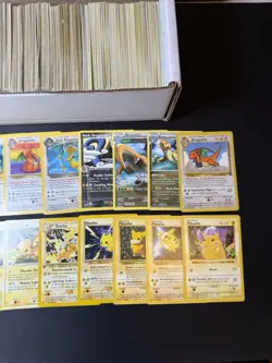 Huge Collection Bulk Lot of 600+ Pokemon Cards Mixed WOTC-XY Vintage HP-DAMAGED - Image 3
