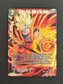 SS Son Goku Might in the Making GOLD STAMP Foil Dragon Ball Super Card Game | NM - Image 1