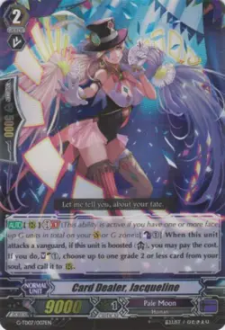 4 x Card Dealer, Jacqueline - G-TD07/007EN - RRR Near Mint / Mint, English CFV - Image 1