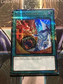 * POLYMERIZATION * (HERO ALT ART) QUARTER CENTURY SECRET RARE RA03-EN051 YUGIOH! - Image 1