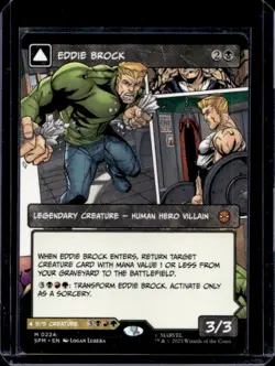 2025 Magic Marvel's Spider-Man Eddie Brock Venom Lethal Protector DS #0224 - Image 1