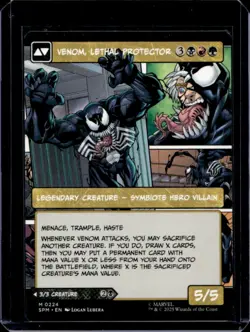 2025 Magic Marvel's Spider-Man Eddie Brock Venom Lethal Protector DS #0224 - Image 2