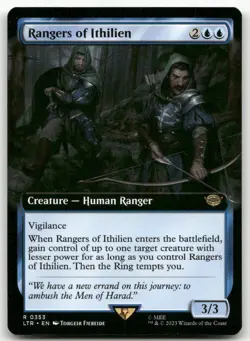 Rangers of Ithilien (Extended Art) #353 (NM) Lord of the Rings LTR Magic MTG - Image 1