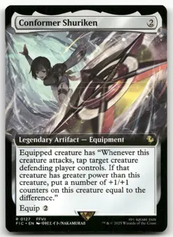 Conformer Shuriken (Extended Art) #127 (NM) Final Fantasy FIC Magic MTG - Image 1