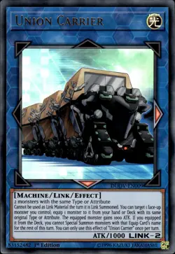 Union Carrier - Ultra Rare 1st Edition DUOV-EN009 - NM - YuGiOh - Image 1
