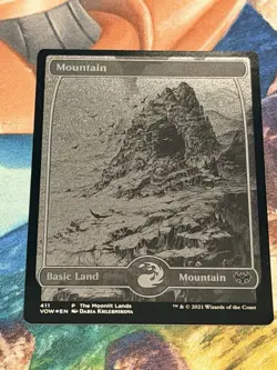 Mountain (Moonlit Land) (Foil Etched) WPN & Gateway Promos Foil - Image 1