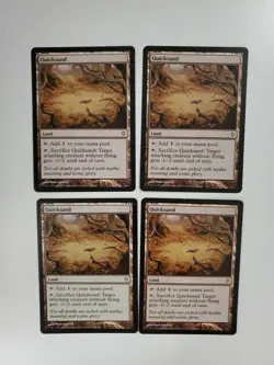 MtG Quicksand NM/LP x4 - Worldwake - Image 1