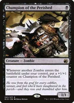 Champion of the Perished NonFoil Innistrad: Midnight Hunt 91 NM MTG - Image 1