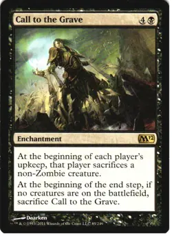 CALL TO THE GRAVE 85 RARE MAGIC 2012 (M12) MAGIC: THE GATHERING LP - Image 1