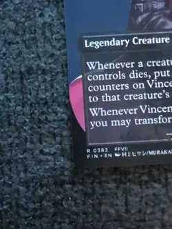 Vincent Valentine (Borderless) Final Fantasy Regular - Image 5