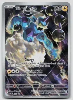 Thundurus 209 Scarlet & Violet Promo Pokemon NM - Image 1