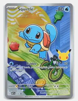 Squirtle 039 Holo Promo ME: Mega Evolution Promo Pokemon Near Mint - Image 1