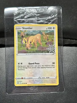 Stantler 125/189 Holiday Exclusive Holo SEALED Pokemon Card English - Image 1