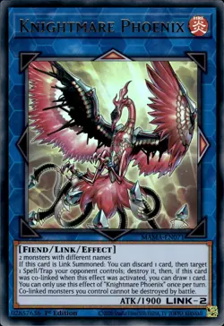 Knightmare Phoenix - Ultra Rare 1st Edition MAMA-EN071 - NM - YuGiOh - Image 1