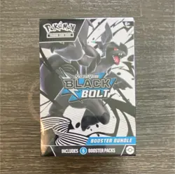 Pokemon TCG Scarlet & Violet Black Bolt Booster Bundle 6 Packs English 2025 - Image 1