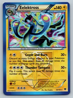 Pokemon TCG Eelektross 33/101 Holo LP - Image 1