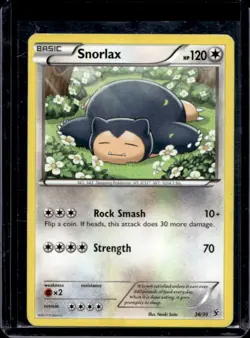 2013 Pokemon XY Kalos Starter Snorlax #26 - Image 1