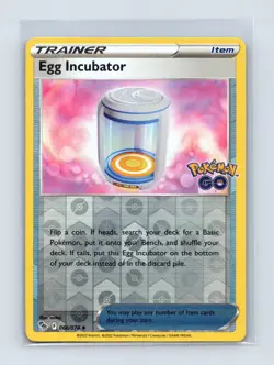 Egg Incubator 066/078 Uncommon Pokemon GO Pokemon Reverse Holo Near Mint - Image 1
