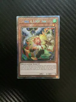 Yugioh Droll & Lock Bird RA02-EN006 Platinum Secret Rare Alt Art 1st Ed NM - Image 1