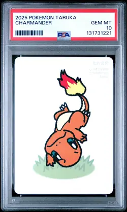 2025 POKEMON TARUKA CHARMANDER PSA 10 - Image 1