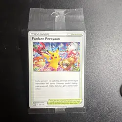 SEALED Fanfare Perayaan V 374/S-P | Indonesia Pokemon Festival Promo Sealed - Image 1