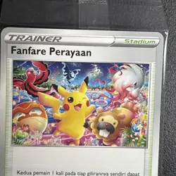 SEALED Fanfare Perayaan V 374/S-P | Indonesia Pokemon Festival Promo Sealed - Image 2