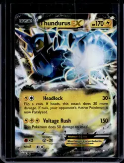 2015 Pokemon XY Roaring Skies Thundurus Holo #26/108 - Image 1