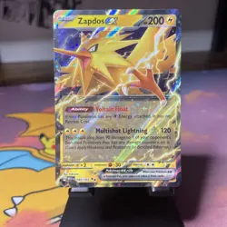 Zapdos ex 145/165 Double Rare SV: Scarlet & Violet 151 Pokemon TCG - Image 1