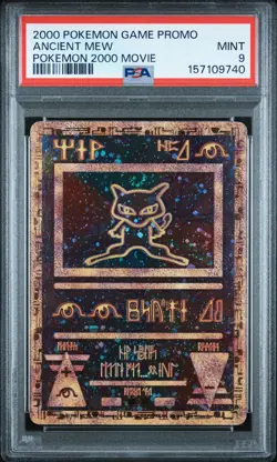 2000 POKEMON GAME MOVIE POKEMON 2000 MOVIE ANCIENT MEW PSA 9 - Image 1