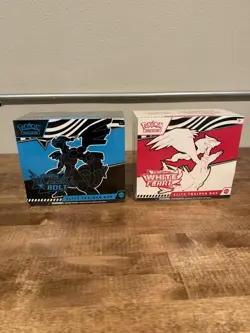Pokemon Black Bolt and White Flare Elite Trainer Box ETB Set of 2 FACTORY SEALED - Image 1