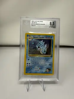 Bgs 8.5 Giovanni's Gyarados 5/132 Holo Rare 2000 Pokemon Gym Challenge Swirl - Image 1
