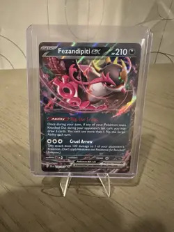 Pokemon Card - Fezandipiti Ex #038/64 Scarlet & Violet Shrouded Fable NM - Image 1