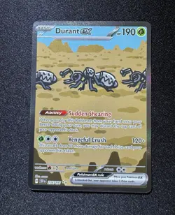 Pokemon Company Durant ex 236/191 SV08 Surging Sparks Full Art Holo SIR EN - Image 1