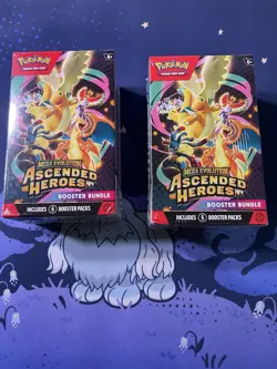 x2 Pokemon Ascended Hero’s Booster Bundle SEALED Boxes - Image 1