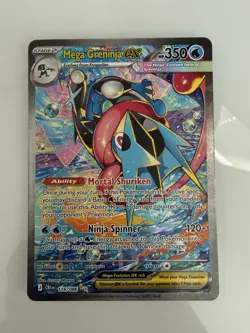 Mega Greninja EX 116/086 SIR Chaos Rising Special Illustration Rare Pokemon NM/M - Image 1
