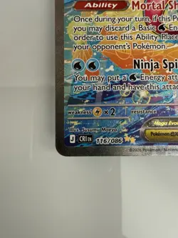 Mega Greninja EX 116/086 SIR Chaos Rising Special Illustration Rare Pokemon NM/M - Image 4