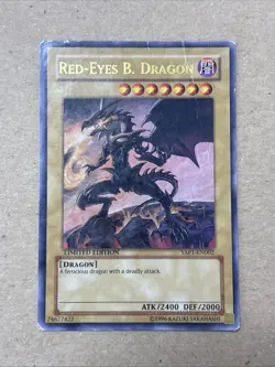 Red-Eyes B. Dragon YAP1-EN002 Ultra Rare Foil Holo Yugioh Yu Gi Oh! Black Dragon - Image 1